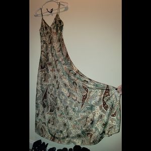 😍 Vintage Paisley Floor Length Gown 😍